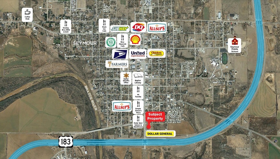 711 S Main St, Seymour, TX à louer - Photo de l’immeuble – Image 3 sur 7