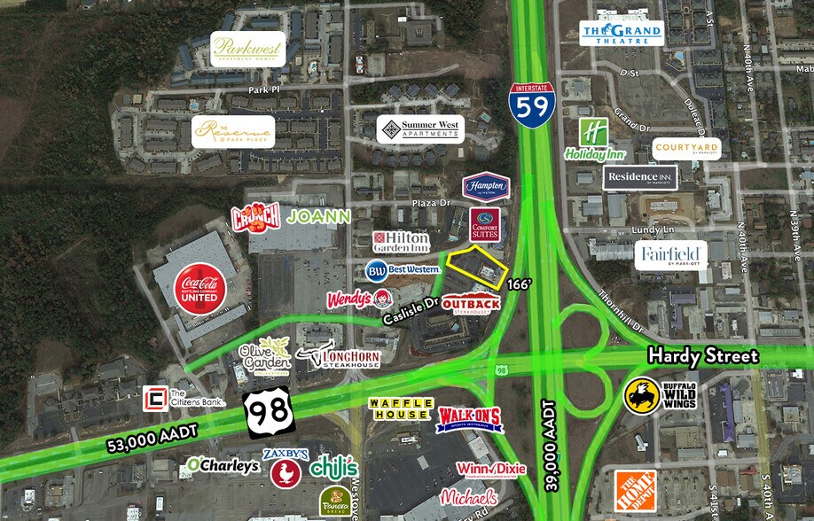 101 Carlisle Dr, Hattiesburg, MS à louer - Photo de l’immeuble – Image 2 sur 4