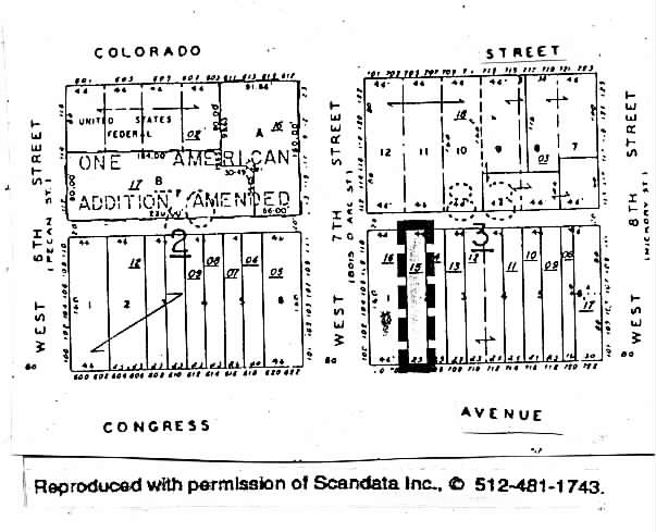 704 Congress Ave, Austin, TX à louer - Plan cadastral – Image 3 sur 8