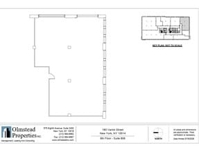180 Varick St, New York, NY à louer Plan d’étage– Image 1 sur 1