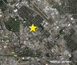 2043 Empire Central Dr, Dallas, TX - VUE AÉRIENNE  vue de carte