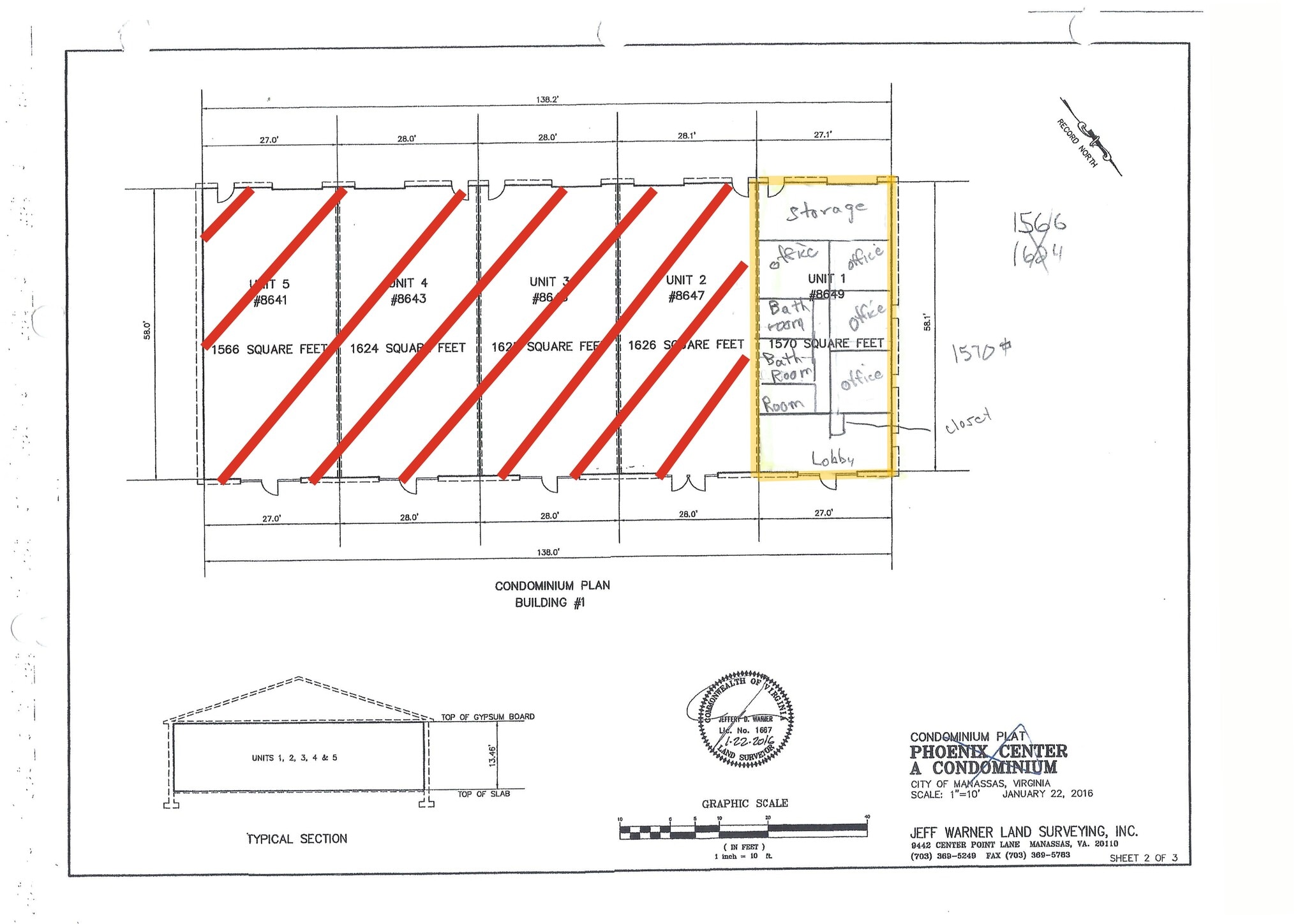 8635-8649 Phoenix Dr, Manassas, VA à louer Plan de site– Image 1 sur 10
