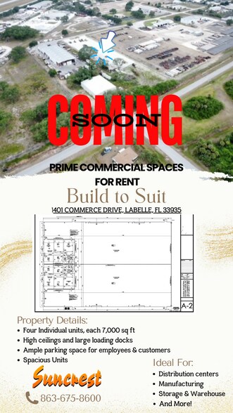 1401 Commerce dr, LaBelle, FL à louer - Photo de la construction – Image 1 sur 6