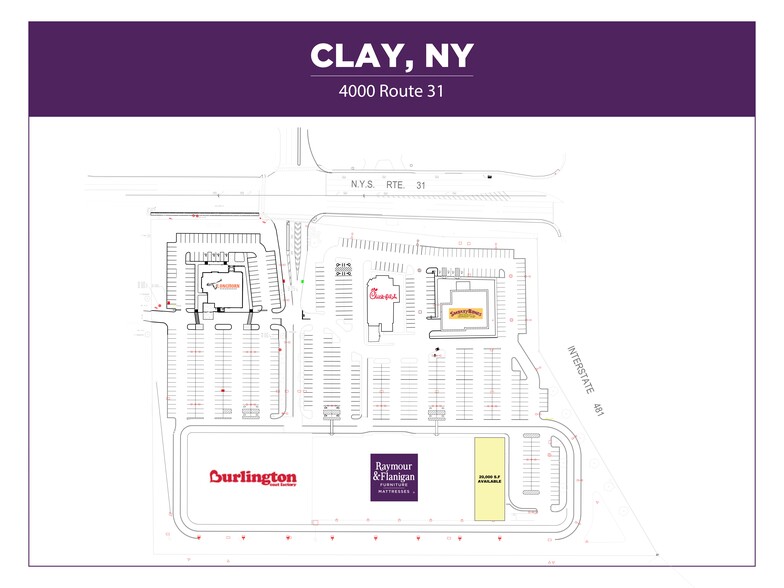 4000 State Route 31, Liverpool, NY à louer - Plan de site – Image 1 sur 1