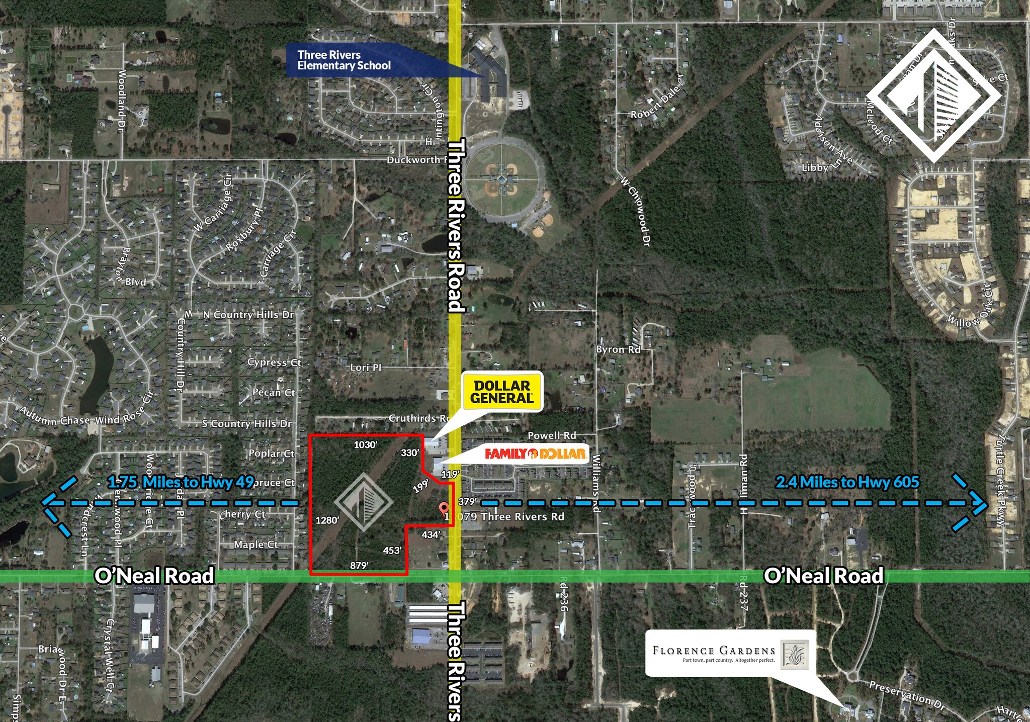 3 Rivers Rd, Gulfport, MS à vendre Aérien– Image 1 sur 2