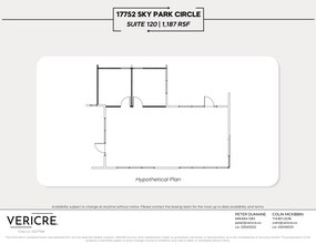 17752 Sky Park Cir, Irvine, CA à louer Plan d’étage– Image 2 sur 2
