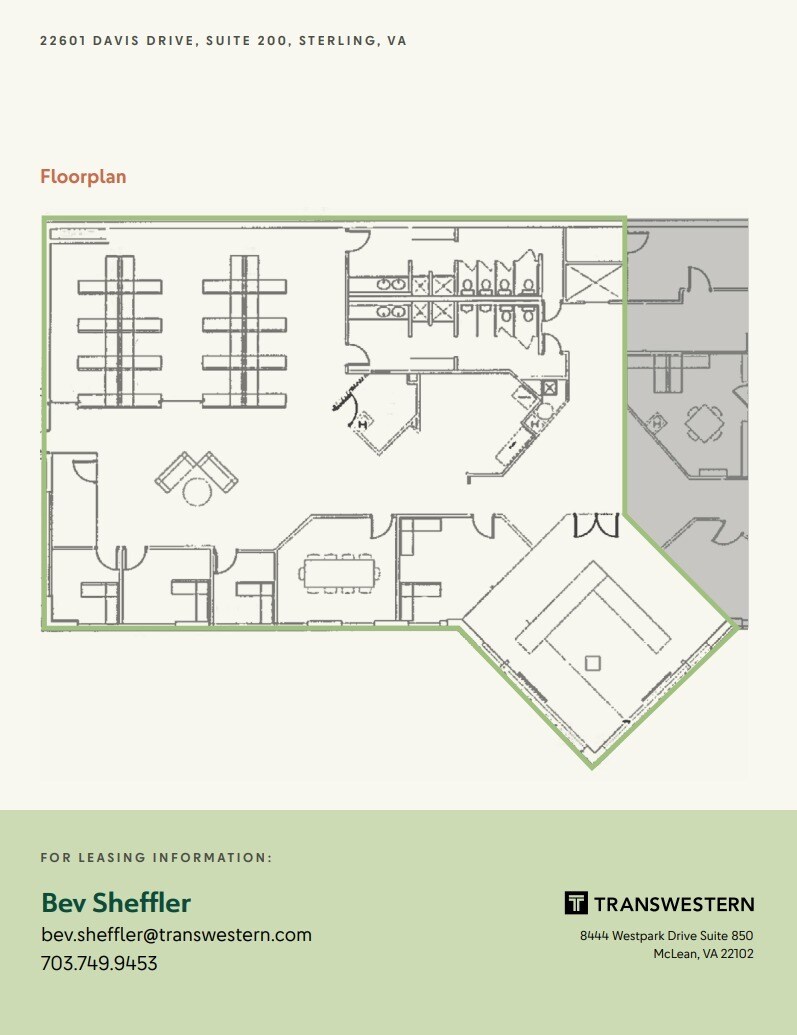 22601 Davis Dr, Sterling, VA à louer Plan d’étage– Image 1 sur 1