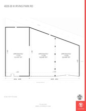 4828 W Irving Park Rd, Chicago, IL à louer Plan de site– Image 2 sur 2