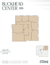 2970 Peachtree Rd NW, Atlanta, GA à louer Plan d’étage– Image 2 sur 2