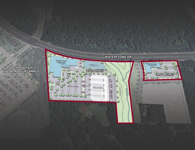 502 Waterstone Dr, Hillsborough, NC à vendre - Aérien – Image 1 sur 2