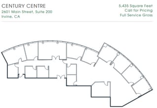 2601-2603 Main St, Irvine, CA à louer Plan d’étage– Image 1 sur 1