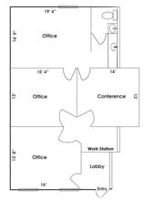 2270 Drew St, Clearwater, FL à louer Plan d’étage– Image 2 sur 3