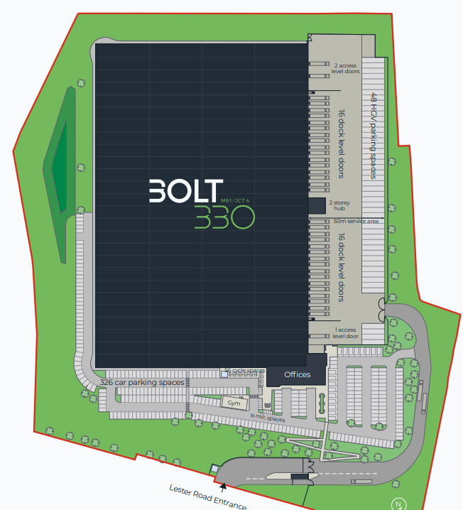 330 Lester Rd, Manchester à louer Plan de site– Image 1 sur 1