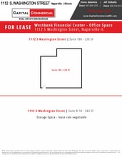 1112 S Washington St, Naperville, IL à louer Plan d’étage– Image 1 sur 1