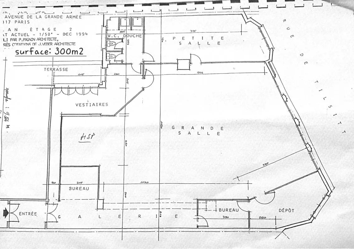 Bureau dans Paris à vendre Plan d’étage– Image 1 sur 10