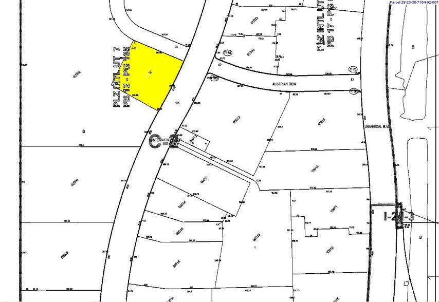 8718 International Dr, Orlando, FL à vendre - Plan cadastral – Image 3 sur 3