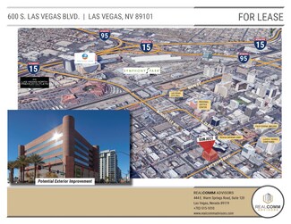 Plus de détails pour 600 S Las Vegas Blvd, Las Vegas, NV - Bureau, Local commercial à louer
