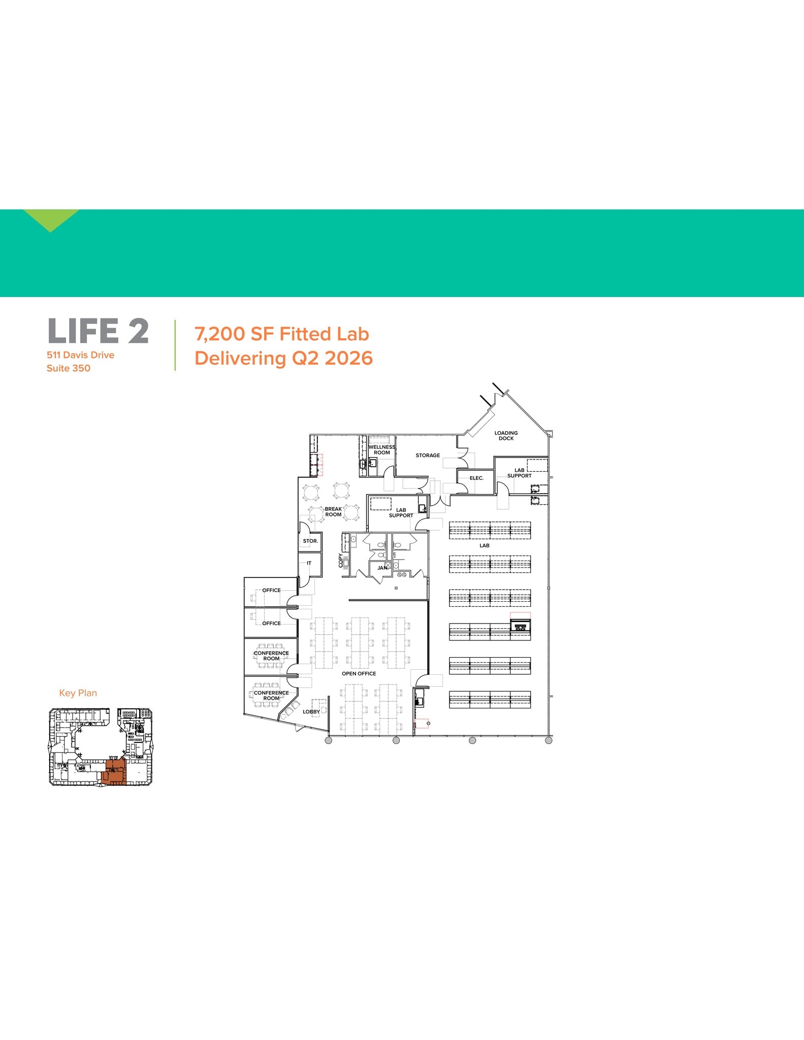 523 Davis Dr, Morrisville, NC à louer Plan de site– Image 1 sur 1