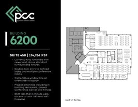 6210 Stoneridge Mall Rd, Pleasanton, CA à louer Plan d’étage– Image 1 sur 1