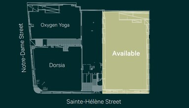 372-396 Rue Notre-Dame O, Montréal, QC à louer Plan d’étage– Image 1 sur 1