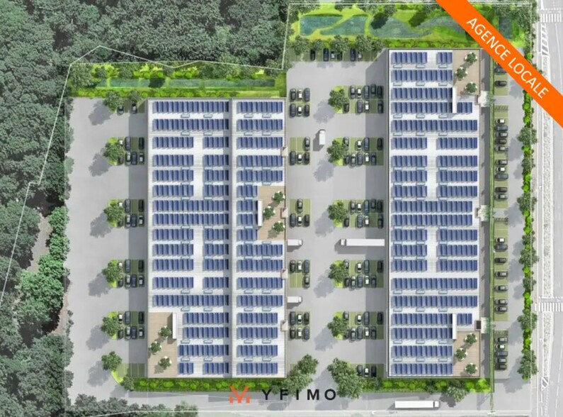 Local d’activités dans Osny à louer - Photo de l’immeuble – Image 1 sur 3