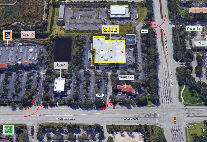 12300-12310 W Sunrise Blvd, Plantation, FL à louer - Photo de l’immeuble – Image 3 sur 15
