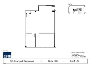 175 Townpark Dr NW, Kennesaw, GA à louer Plan d’étage– Image 1 sur 1