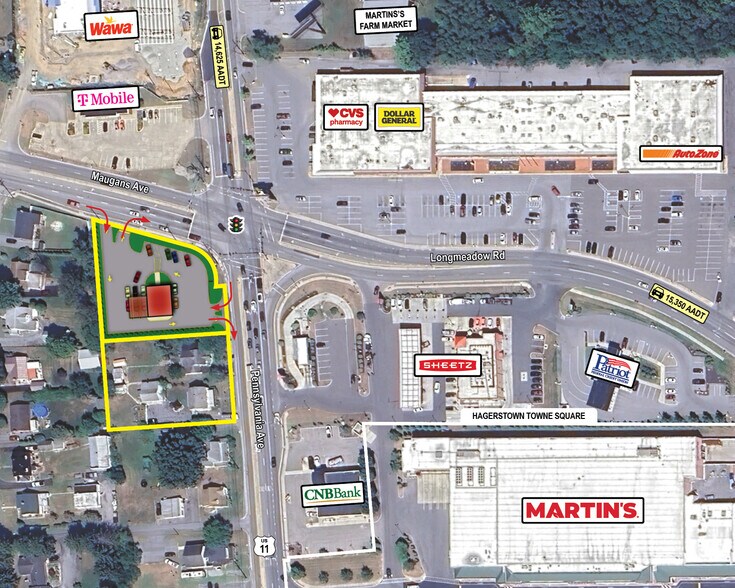 13524 Pennsylvania Ave, Hagerstown, MD à louer - Photo de l’immeuble – Image 2 sur 2