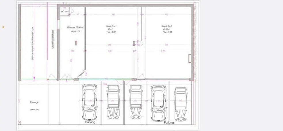 Local commercial dans Noisy-le-Grand à louer - Plan d’étage – Image 2 sur 12