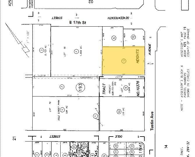 369 E 17th St, Costa Mesa, CA à louer - Plan cadastral – Image 2 sur 16
