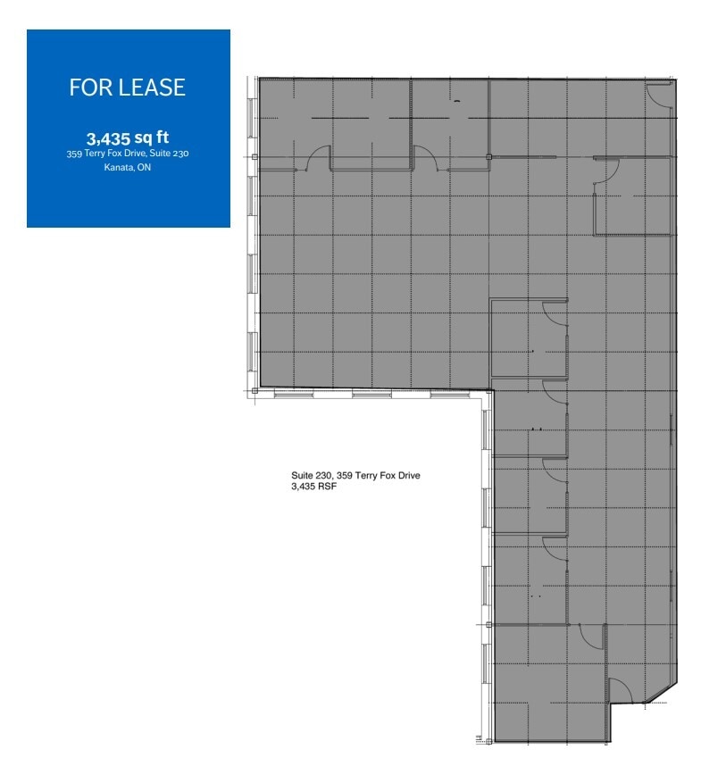 359 Terry Fox Dr, Ottawa, ON à louer Plan d’étage– Image 1 sur 1
