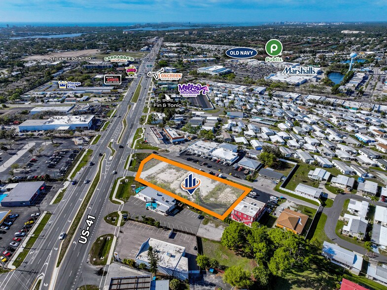 6903 S Tamiami Trl, Sarasota, FL à vendre - Aérien – Image 3 sur 8