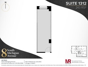 8 S Michigan Ave, Chicago, IL à louer Plan d’étage– Image 1 sur 3