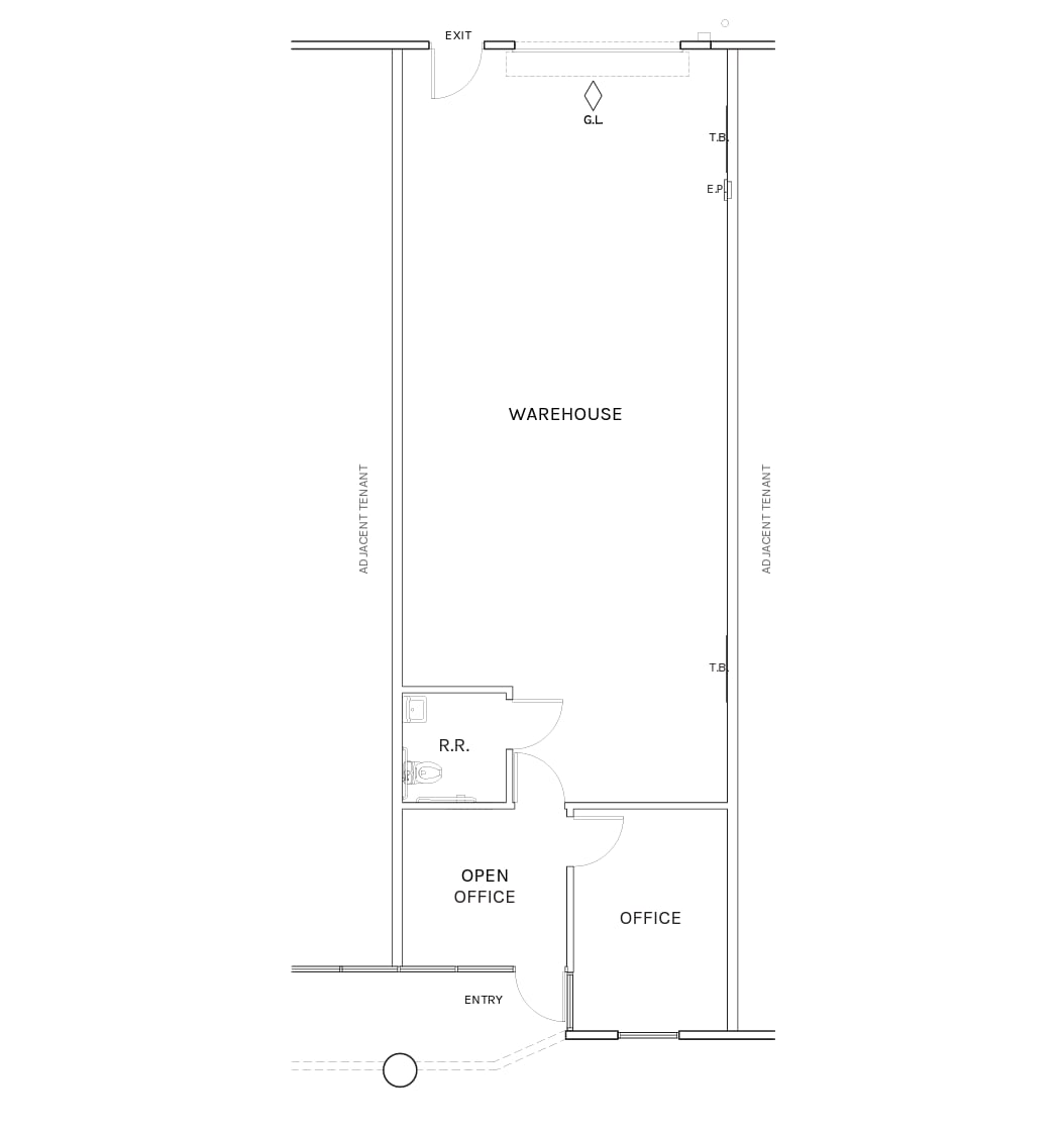 10700 Jersey Blvd, Rancho Cucamonga, CA à louer Plan d’étage– Image 1 sur 2