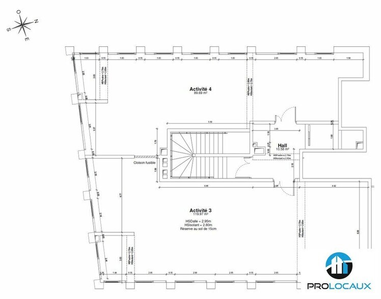Bureau dans Le Pont-de-Claix à vendre - Plan d’étage – Image 2 sur 7