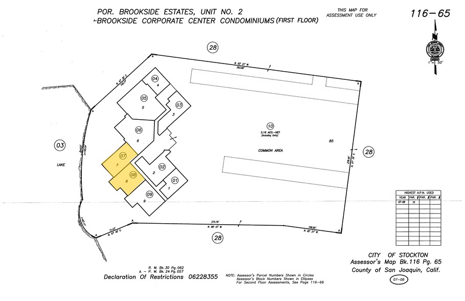 3439 Brookside Rd, Stockton, CA à vendre - Plan cadastral – Image 2 sur 16