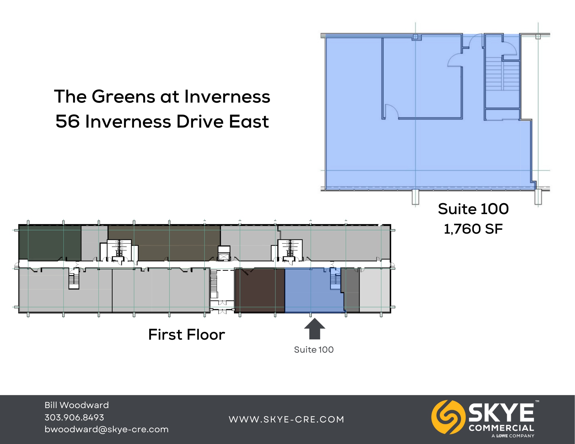 56 Inverness Dr E, Englewood, CO à louer Plan d’étage– Image 1 sur 1