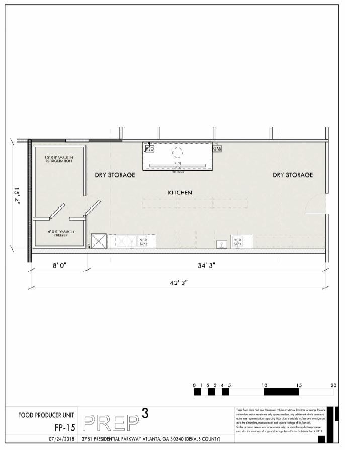 3781 Presidential Pkwy, Atlanta, GA à louer Plan d’étage– Image 1 sur 1
