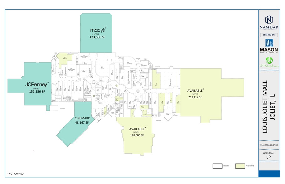 3340 Mall Loop Dr, Joliet, IL à louer - Plan de site – Image 3 sur 6