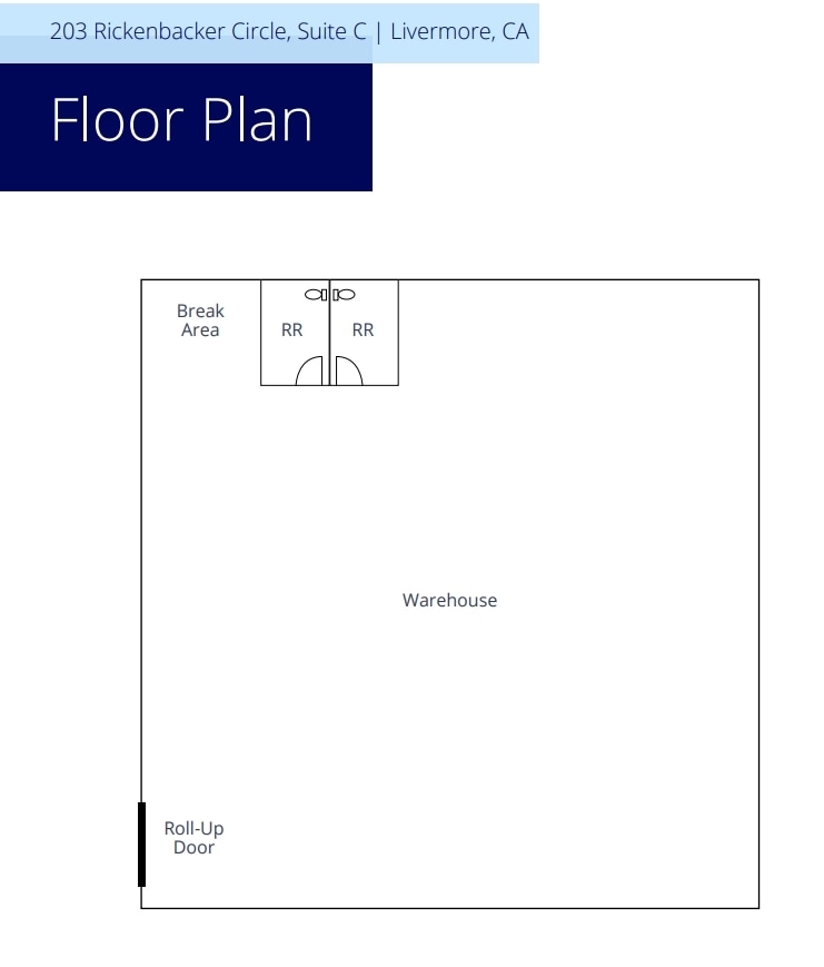 203 Rickenbacker Cir, Livermore, CA à louer Plan d’étage– Image 1 sur 1