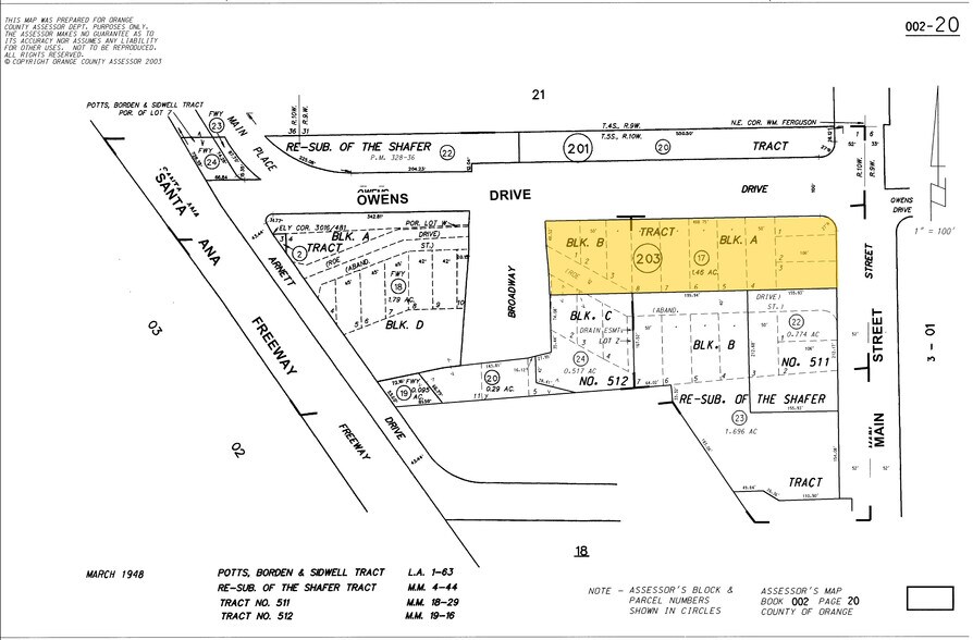2670 N Main St, Santa Ana, CA à louer - Plan cadastral – Image 2 sur 8