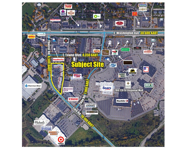 1633-1735 Thierer Rd, Madison, WI à vendre Aérien– Image 1 sur 4