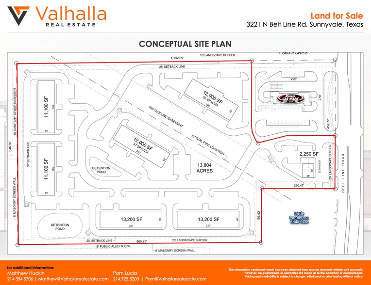 3221 N Belt Line Rd, Sunnyvale, TX à vendre - Plan de site – Image 2 sur 2