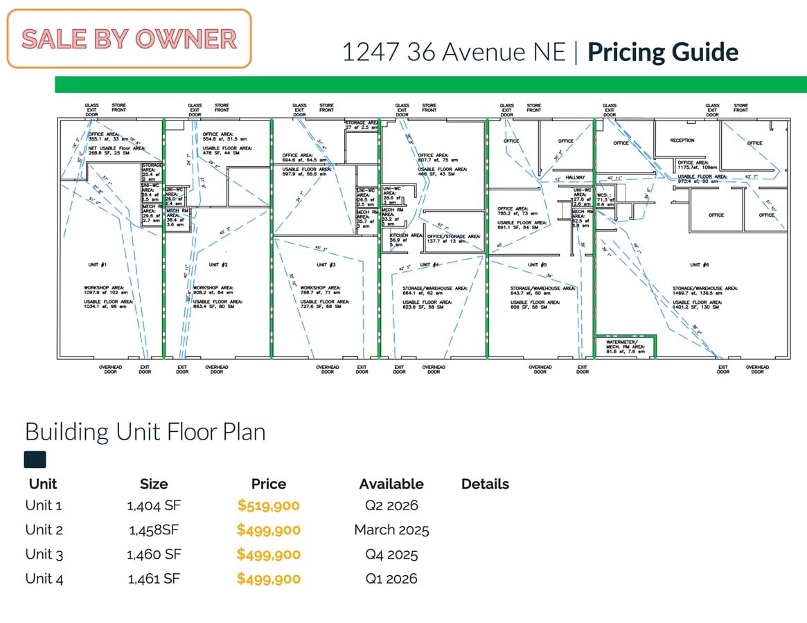 1247 36th Ave NE, Calgary, AB T2E 6N6 - Lot 1 -  - Plan d’étage - Image 1 of 5