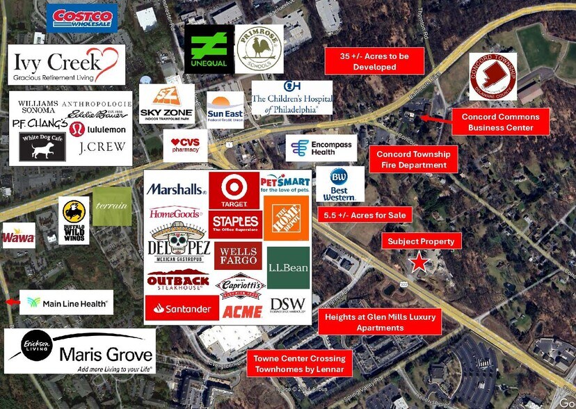 643-647 Conchester Highway Hwy, Glen Mills, PA à vendre - Photo de l’immeuble – Image 2 sur 2