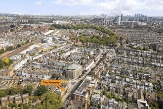 108-110 New Kings Rd, Londres, LND - VUE AÉRIENNE  vue de carte