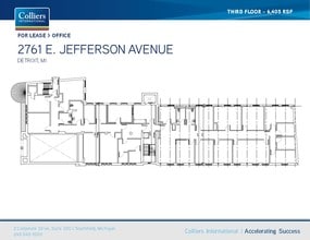 2751-2761 E Jefferson Ave, Detroit, MI à vendre Plan d’étage– Image 1 sur 2