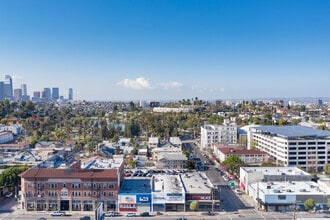 1724 W Sunset Blvd, Los Angeles, CA - VUE AÉRIENNE  vue de carte