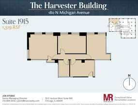 180 N Michigan Ave, Chicago, IL à louer Plan d’étage– Image 1 sur 1