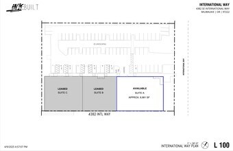 4382 SE International Way, Milwaukie, OR à louer Plan de site– Image 1 sur 21